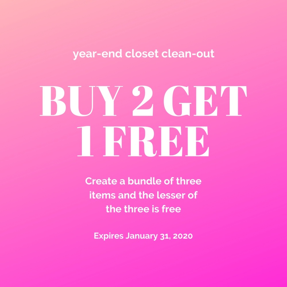 End of year sale